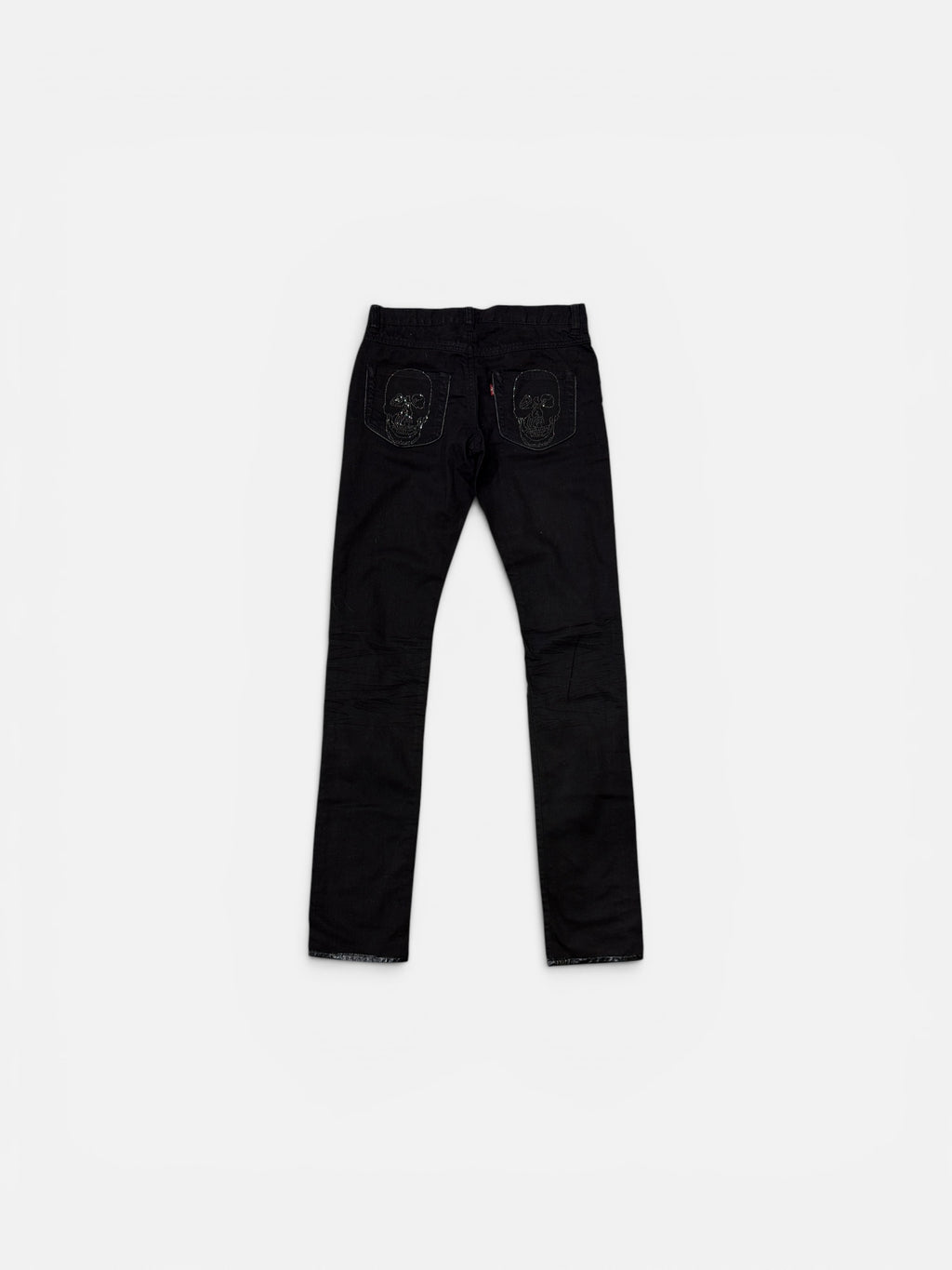 Levi’s Skull Pocket Moto Skinny Jeans