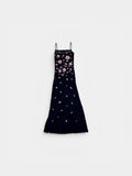 Vivienne Tam Floral Embroidered Mesh Slip Dress