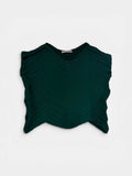 Issey Miyake Pleated Chevron Top
