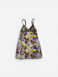John Galliano Patchwork Print Slip Dress