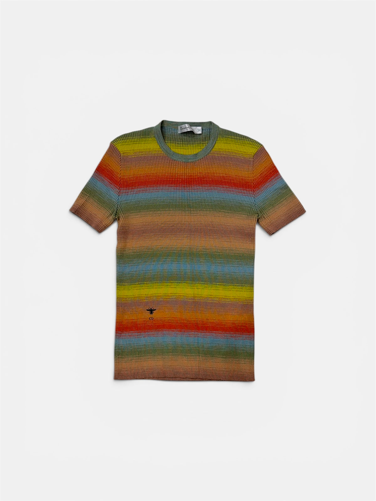 Christian Dior Ribbed Gradient Knit Top